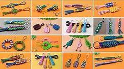 14 Best Super Easy Paracord Lanyard Keychain | How to make a Paracord Key Chain Handmade Tutorial