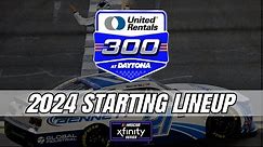 2024 United Rentals 300 | NASCAR Xfinity Series STARTING LINEUP