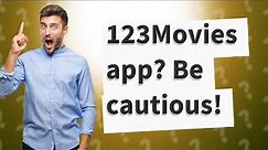 Does 123Movies have an app?