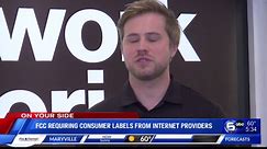 FCC requiring consumer labels from internet providers