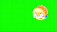 Dying Laughing Emoji Green Screen