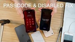 How to reset disabled or Password locked iPhone 8/X/XS/XR/11 or 12 Series