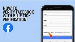 How to Get Verified on Facebook With Blue Tick Verification Badge [easy]