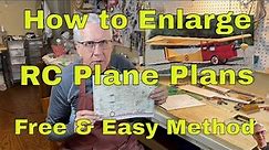 How to Enlarge RC Plane Plans Free and Easy Method