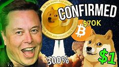 Dogecoin & Bitcoin News Today Now ($0.30 Cents Soon)