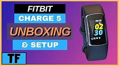 FITBIT CHARGE 5 Full Setup (GPS, Clock Faces, Payments, Apps, Notifications) & Unboxing!