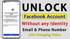 How to Unlock Facebook Account Without ID Proof 2023 Account Locked How to Unlock 2023