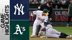 Yankees vs. A's Game Highlights (6/28/23) | MLB Highlights