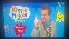 DVD Menu Walkthrough to Mister Maker - Get Making! 2011 DVD (Australia)
