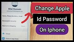 How To Change Apple Id Password On Iphone