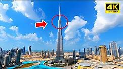 Burj Khalifa Full Tour - World's Tallest Tower in Dubai / View from the Top Floor & VIP Lounge（4K）