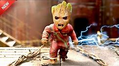 Groot is an Tree Monster who initially came to Earth seeking to Capture and Study humans. in Hindi