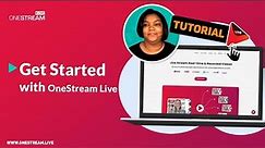Get started with OneStream Live - Go live now