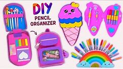 8 DIY PENCIL ORGANIZER IDEAS - How to make Pencil Holder - Cute School Supplies