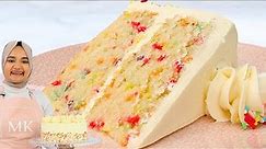 You've never had a FUNFETTI CAKE like this before! Super soft funfetti cake recipe from scratch