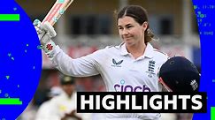 Women's Ashes 2023: Australia in control after Tammy Beaumont breaks England record - highlights