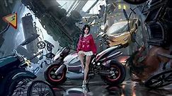 Motorcycle Girl - Live Wallpaper PC