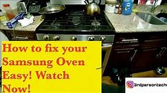 How to fix samsung oven thats not heating