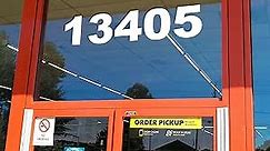 WHITE - Storefront Address Numbers - 6" tall - Custom Vinyl Decal - Die Cut Sticker - Business Glass Window