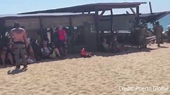 Plane makes emergency landing on Mexico beach, killing man