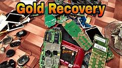 how to recover gold from cell phone board/how to extract gold from cell phone circuit boards/Dr. M.S