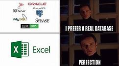 Programming Memes | I prefer a Real Database (r/ProgrammerHumor)