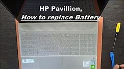 HP Pavillion | How to replace battery.