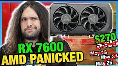 AMD is a Mess: Radeon RX 7600 GPU Review & Benchmarks