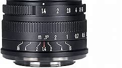 7artisans 35mm F1.4 Mark II APS-C Manual Focus Fixed Lens Large Aperture Compatible with Olympus and Panasonic MFT M4/3 Mount Cameras