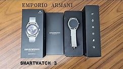 EMPORIO ARMANI Smartwatch 3 Unboxing & First Impressions