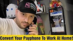 Convert Your '80s/90s Payphone to Work at Home!