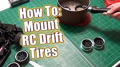 HOW TO: Mount RC Drift Tires! - Project Altered Apex Drift Car Build Update | RC Driver