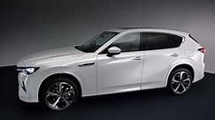 All-new Mazda 2022 CX-60 Exterior Design in Rhodium White