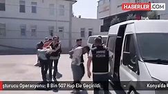 Konya'da Uyuşturucu Operasyonu: 8 Bin 507 Hap Ele Geçirildi
