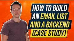 How to Build an Email List and Backend With Kindle Publishing (Case Study)