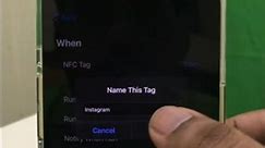Creating NFC Automation on iPhone Shortcuts