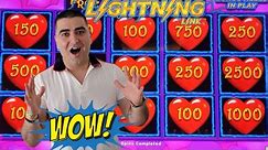 Lightning Link Slot HUGE JACKPOT HANDPAY Las Vegas BIG WINS 2024