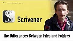 The Difference Between Files and Folders in Scrivener (Tutorial)