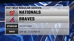 Nationals @ Braves Game Preview for SEP 08 -  7:20 PM ET