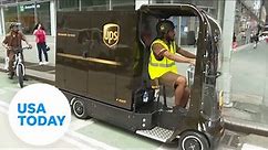 UPS unveils e-bikes for efficient deliveries | USA TODAY