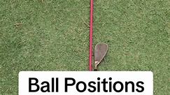 Golf Ball Positions for Beginners: Simplifying Club Placement