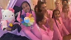 Inside North West’s PINK Hello Kitty Slumber Party!