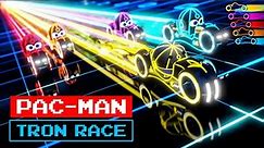 Pacman Tron Race 3D Animation