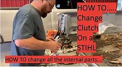 HOW TO.... Replace Clutch on Stihl Chainsaw #chainsawrepair #firewood