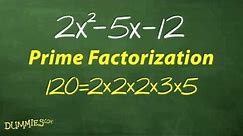 How to Use UnFOIL to Factor Quadratic Equations For Dummies