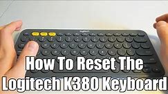 How To Reset The Logitech K380 Wireless Bluetooth Keyboard (And Other Logitech Wireless Keyboards)