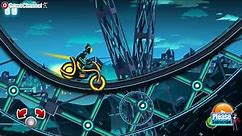 Bike Race Game Traffic Rider Of Neon City / Motor Bike Racing / Android Gameplay Video #2