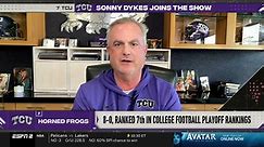 ESPN College Football Live 🏈 In case you missed it Coach Dykes joined ESPN yesterday. #GoFrogs #DFWBig12Team
