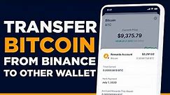 How To Send Bitcoin From Binance To Another Wallet | Simple Tutorial (2024)