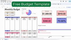 FREE Budget Template Guide For Google Sheets